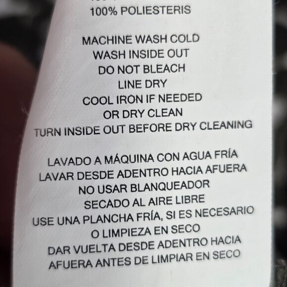 Womens Michael Kors Green & White Blouse Full Zip Polyester Button Up Size 2X - Picture 9 of 9